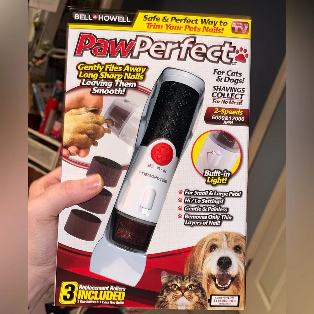 *BRAND NEW/ UNUSED 🆕* PawPerfect Pet Nail Grooming Device w| automatic light